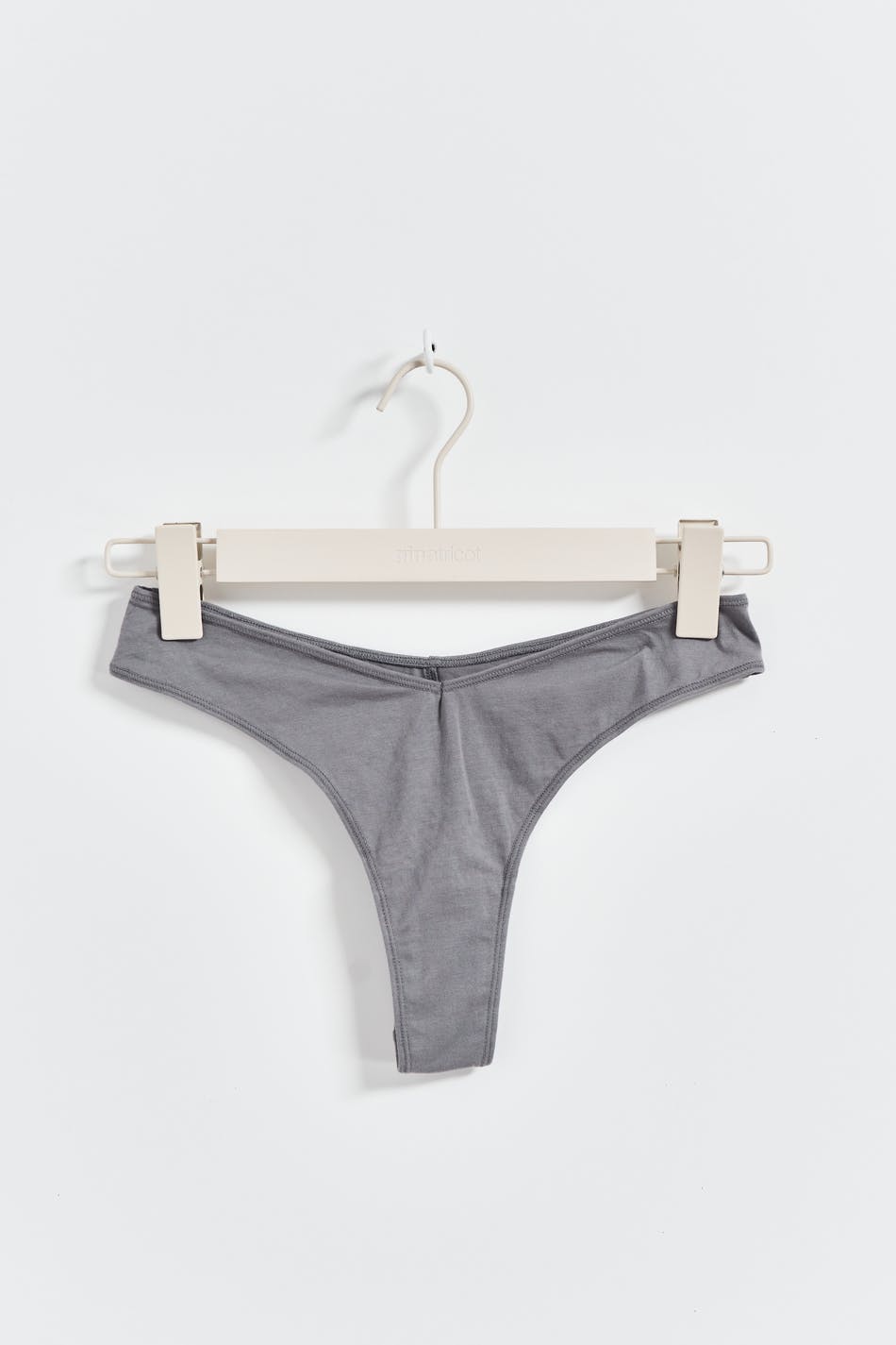 V-shaped cotton thong