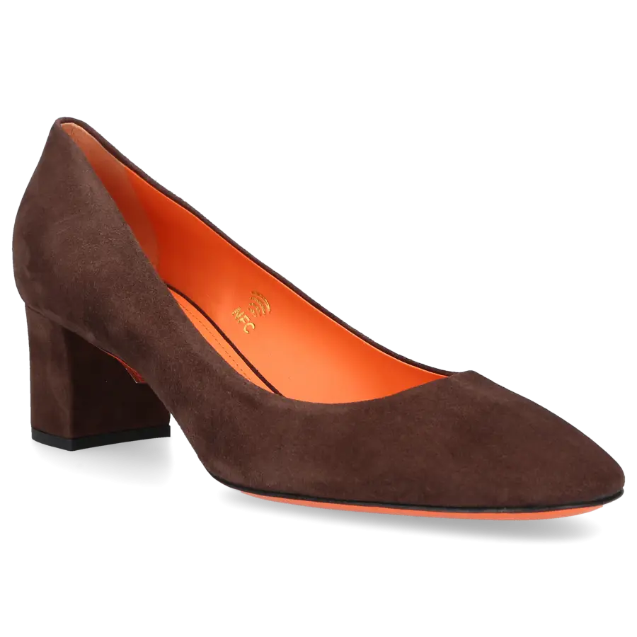 Santoni - Pumps 59621 Veloursleder - braun