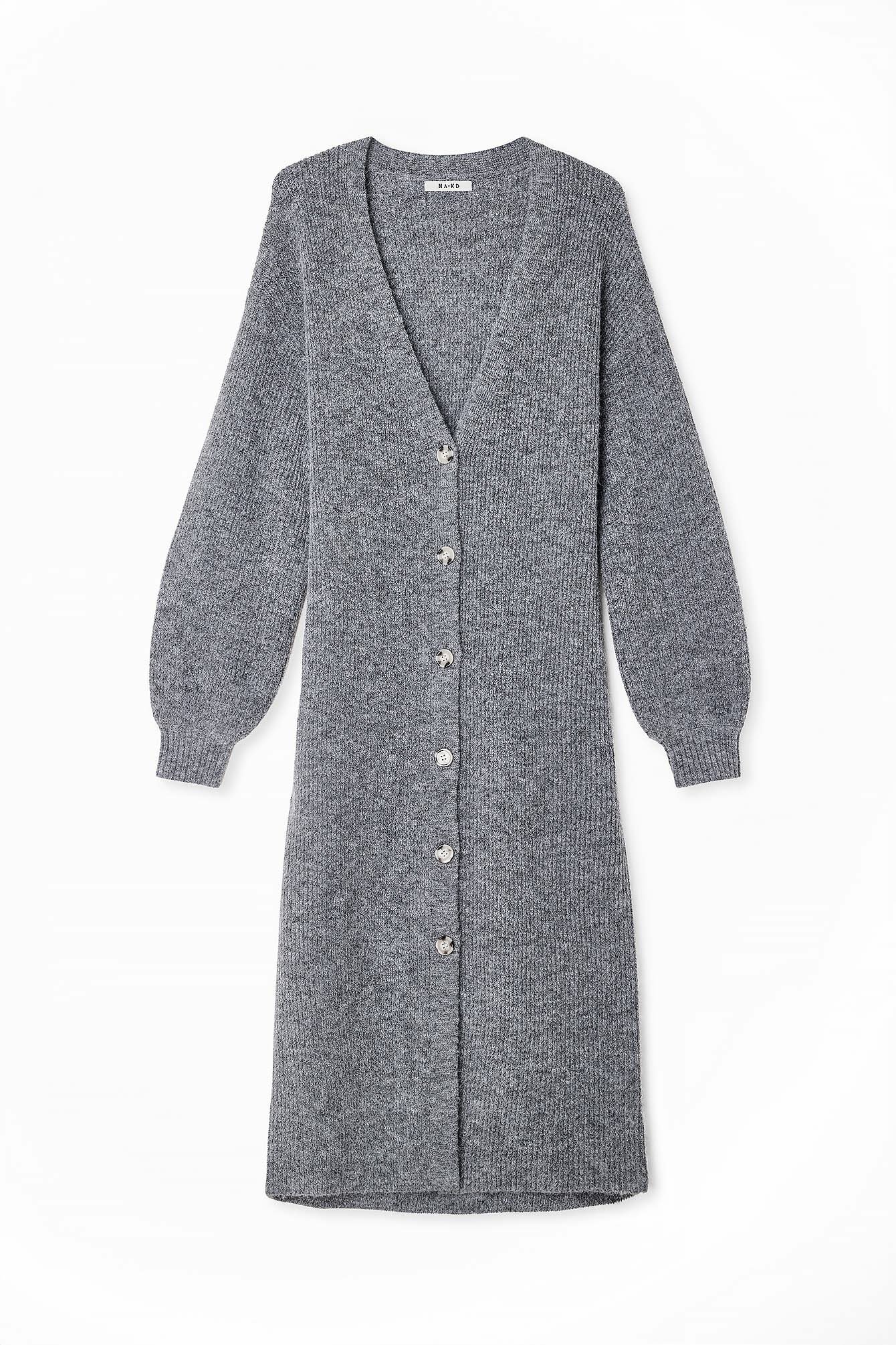 Lange Strickjacke