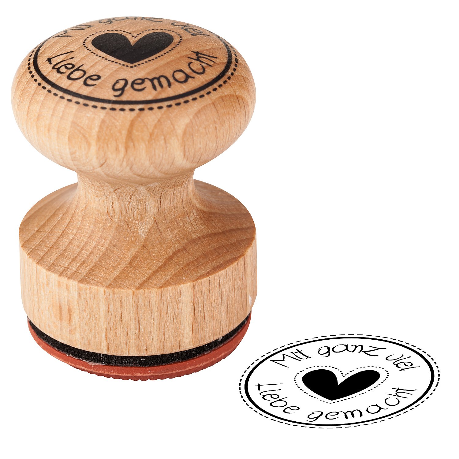 Holzstempel rund 