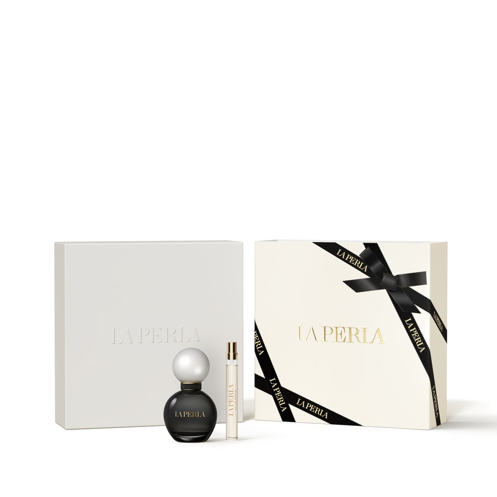 la perla Coffret Signature EDP 50ml + Vaporisateur rechargeable de sac EDP 10ml Eau de Parfum