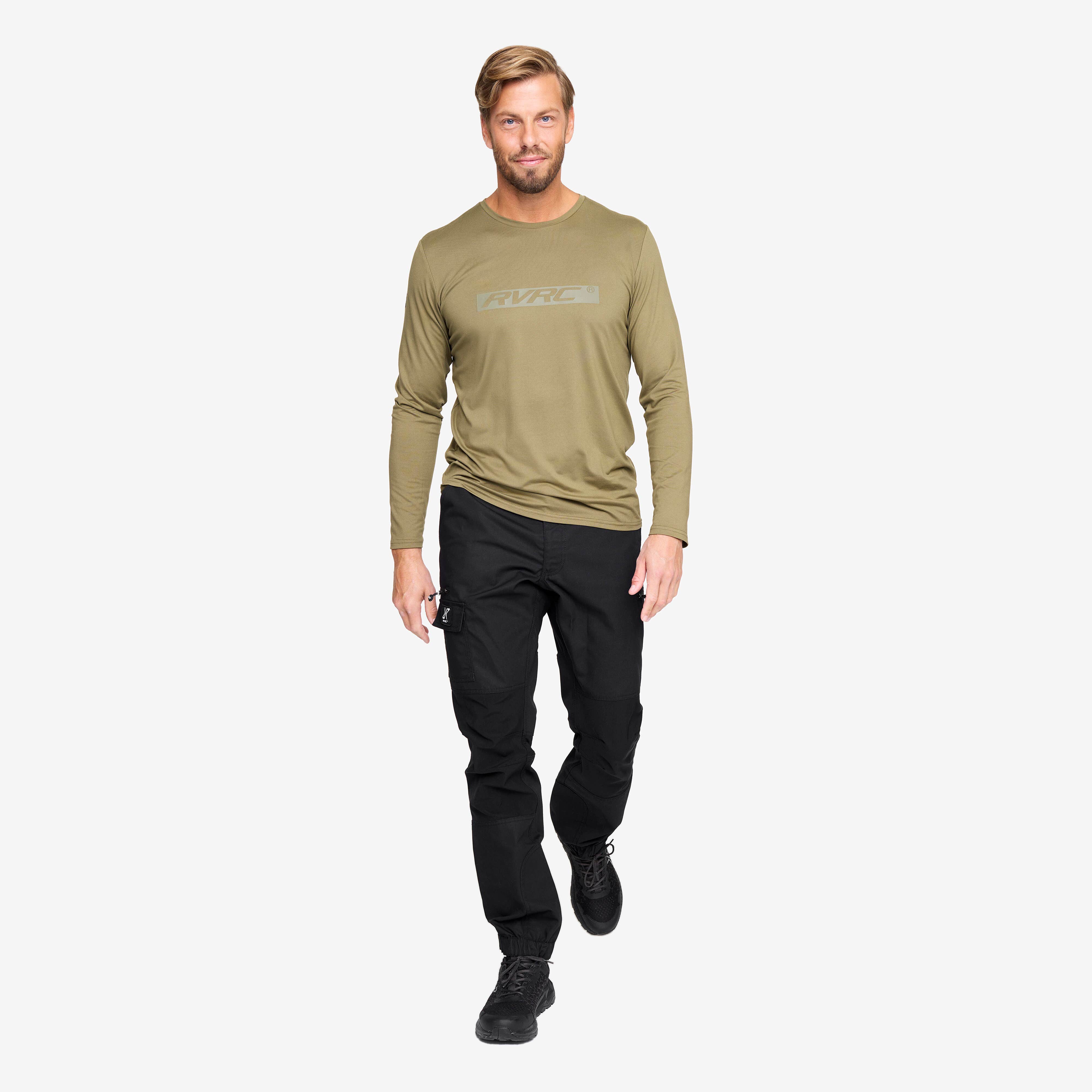 Backpacker LS Tee Homme Burnt Olive