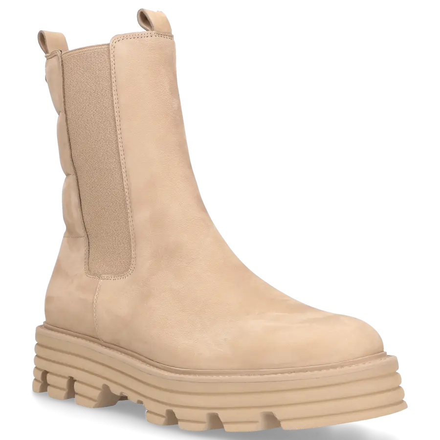 305 SOBE - Chelsea Boots DIZZY Nubukleder - beige