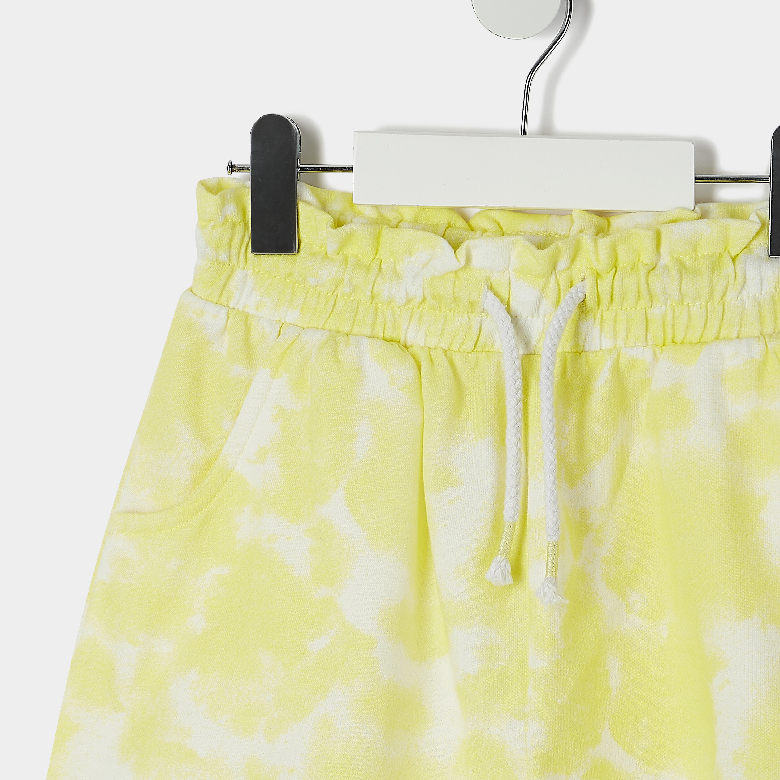 Jogging-Short slouchy jaune fille | La Halle