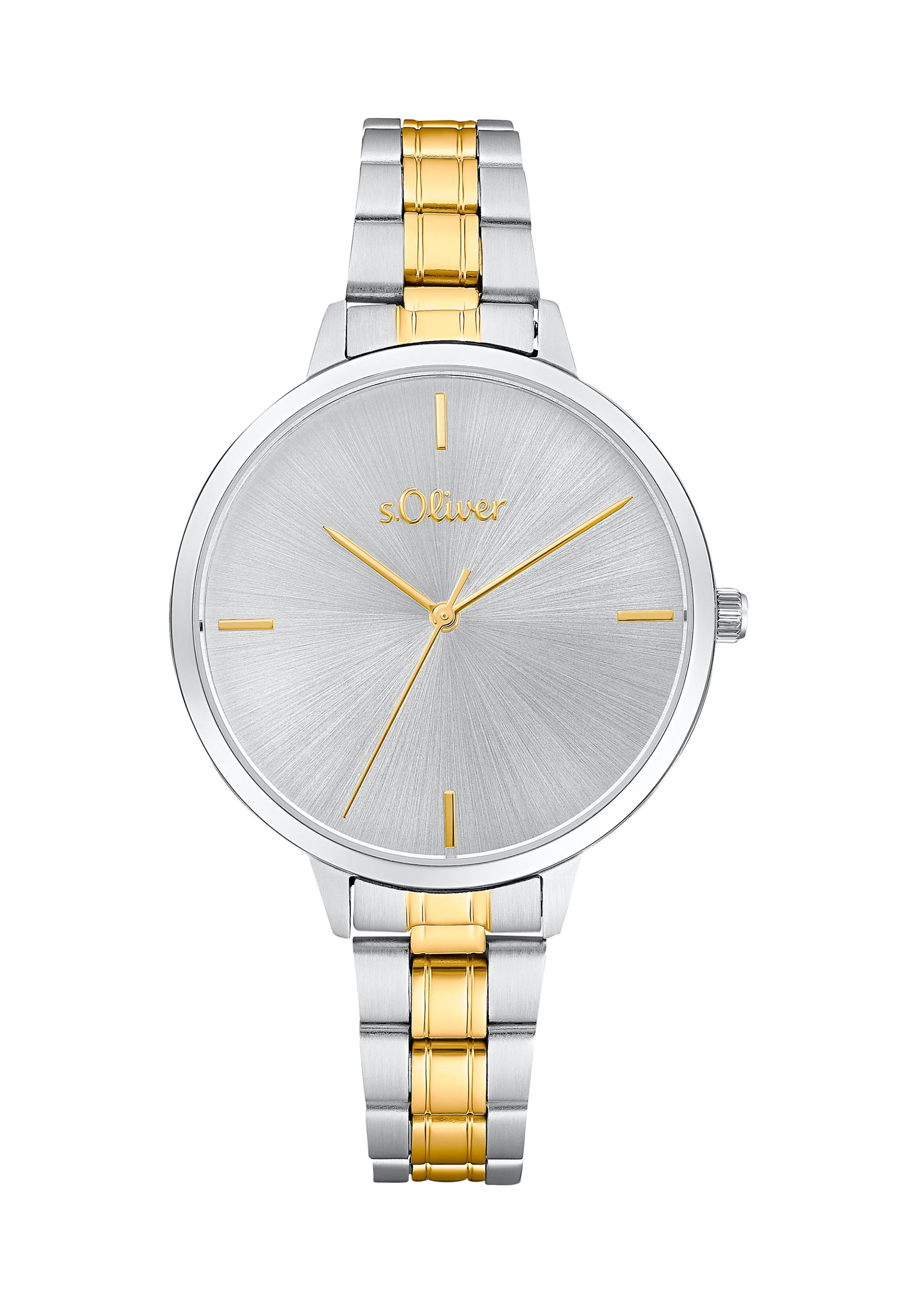 Uhr mit zweifarbigem Armband  6006343-19B0