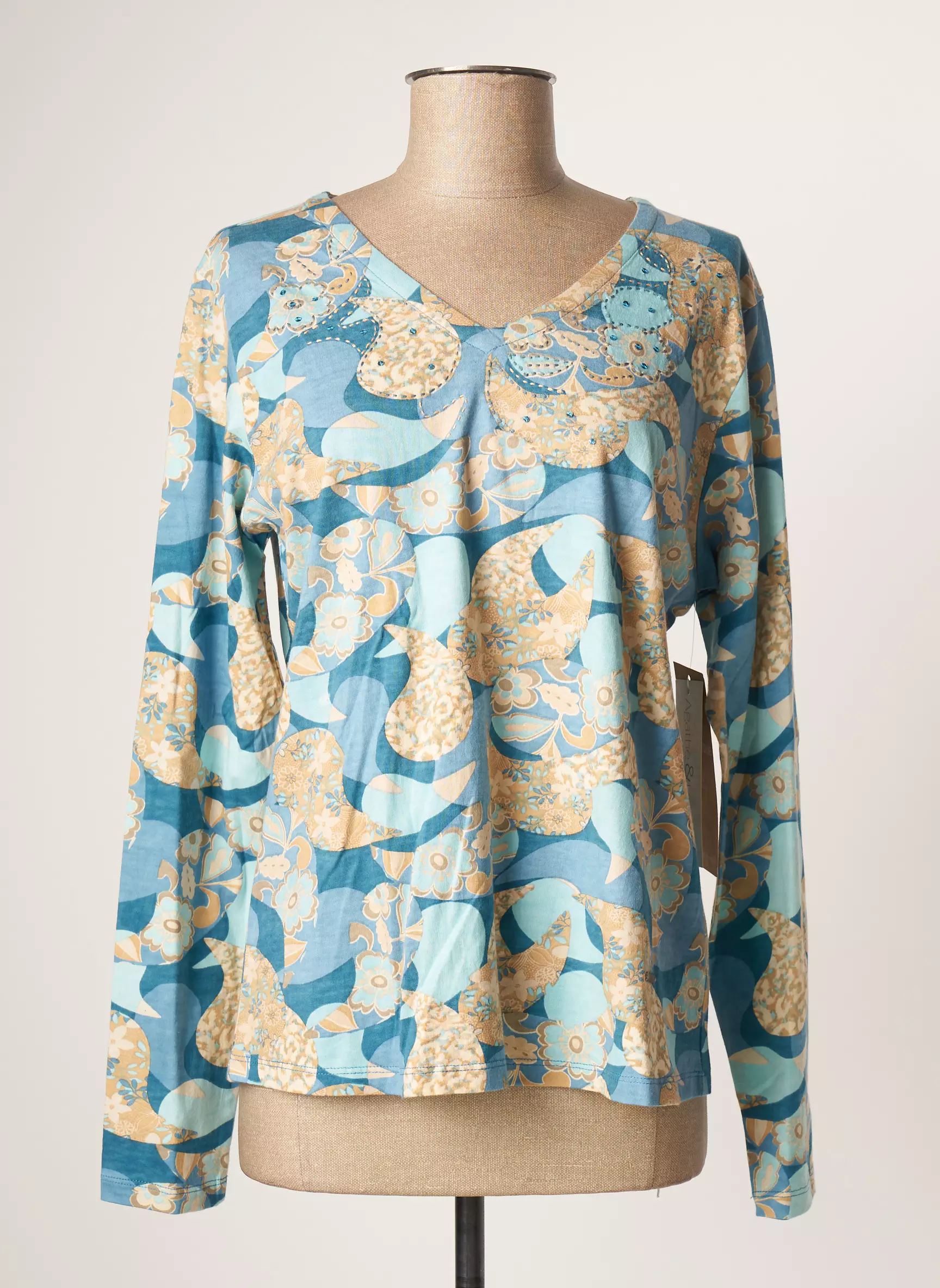 Agathe   Louise Tshirts Femme couleur bleu