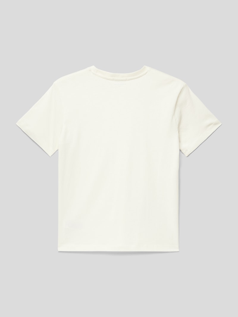 T-Shirt mit Motiv-Print in offwhite