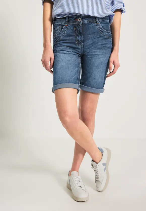 CECIL Loose Fit Jeansshorts