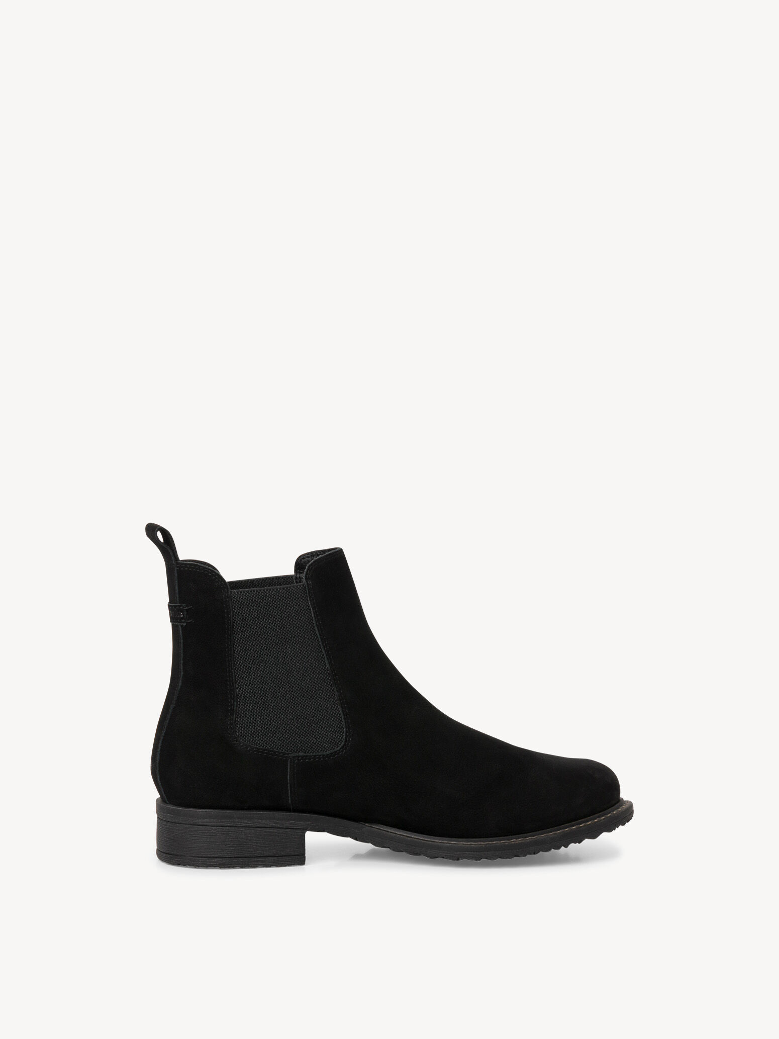 Bottine Chelsea en cuir - noir