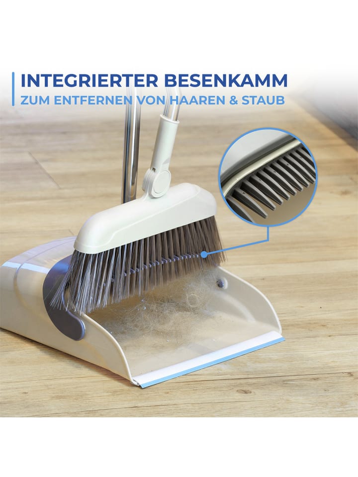Maximex 180° drehbare Eck-Kehrgarnitur Mod. Flexi, 180° drehbare Eck-Kehrgarnitur in Grau günstig kaufen onesize