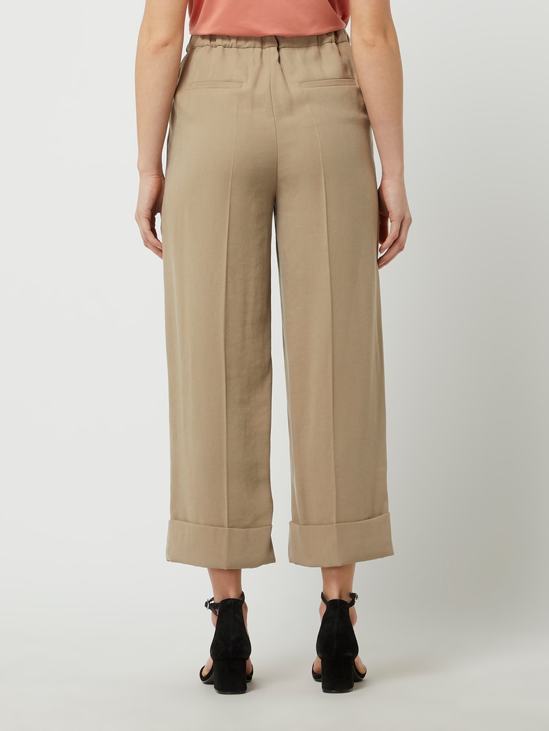 Culotte aus Viskosemischung in sand