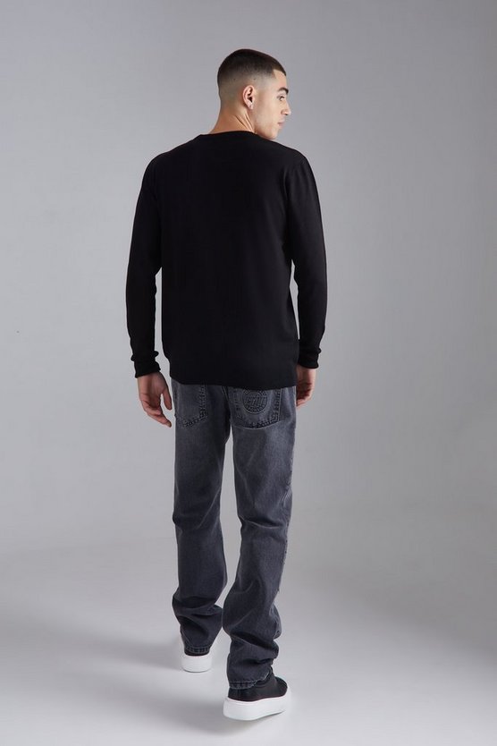 Rundhals-Pullover