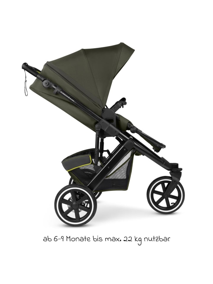 ABC-Design Kombi-Kinderwagen Salsa 5 Run - inkl. Babywanne, in gruen günstig kaufen onesize