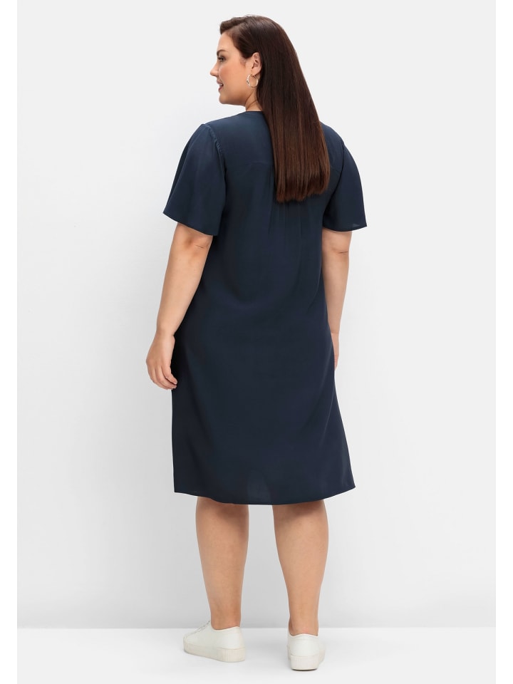 sheego Kleid in nachtblau günstig kaufen 50