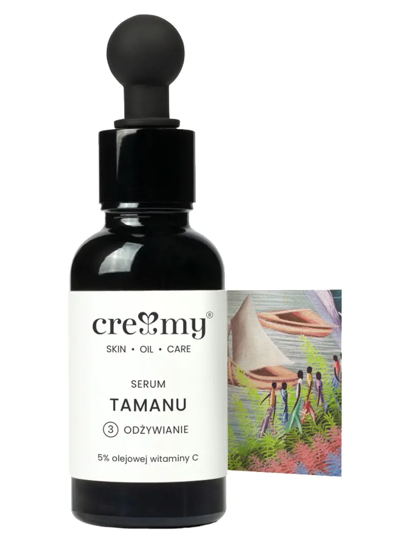 Kreminis „Tamanu“ lyginamasis veido aliejaus serumas su vitaminu C 5 %, 30 ml