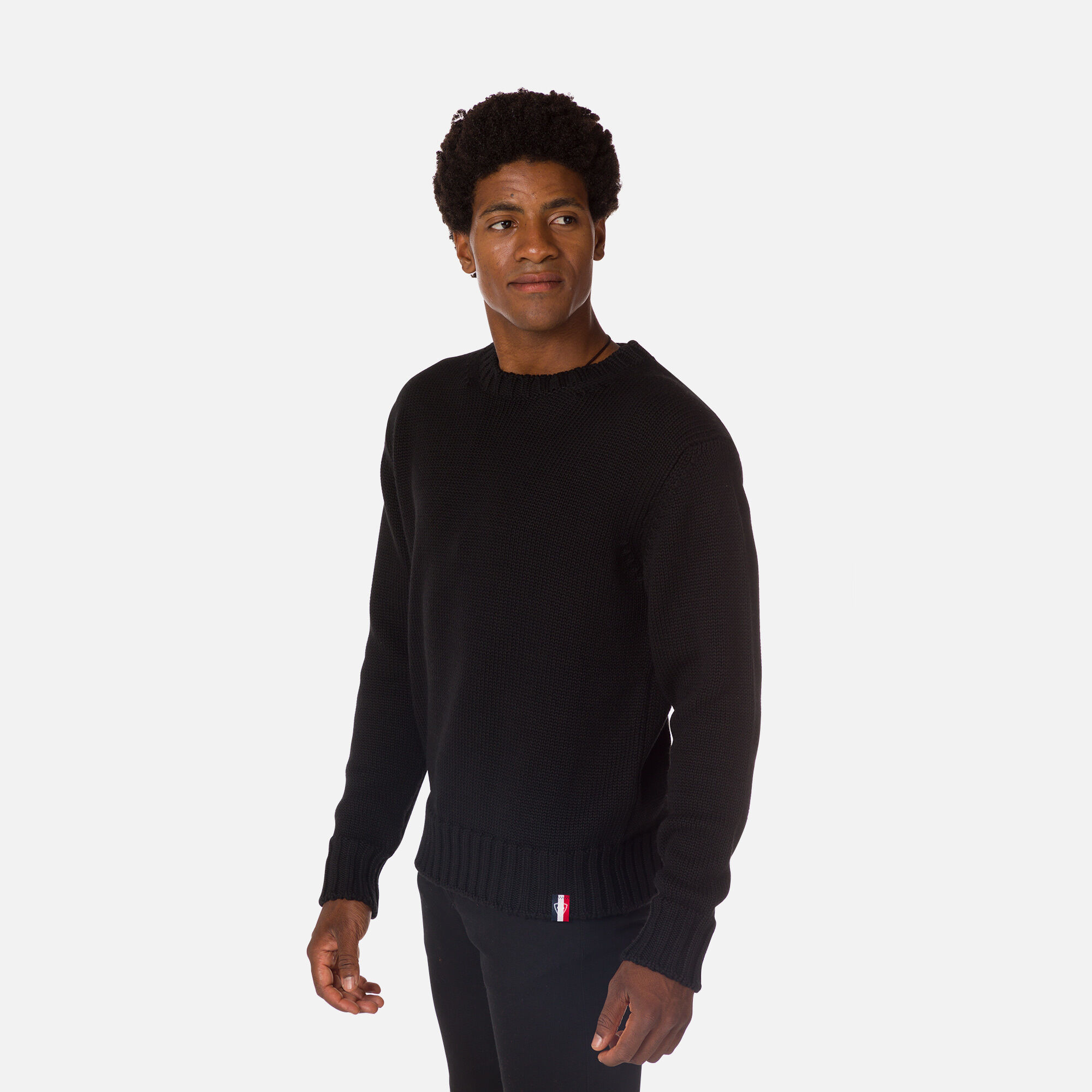 Pull Over en maille à col rond Homme