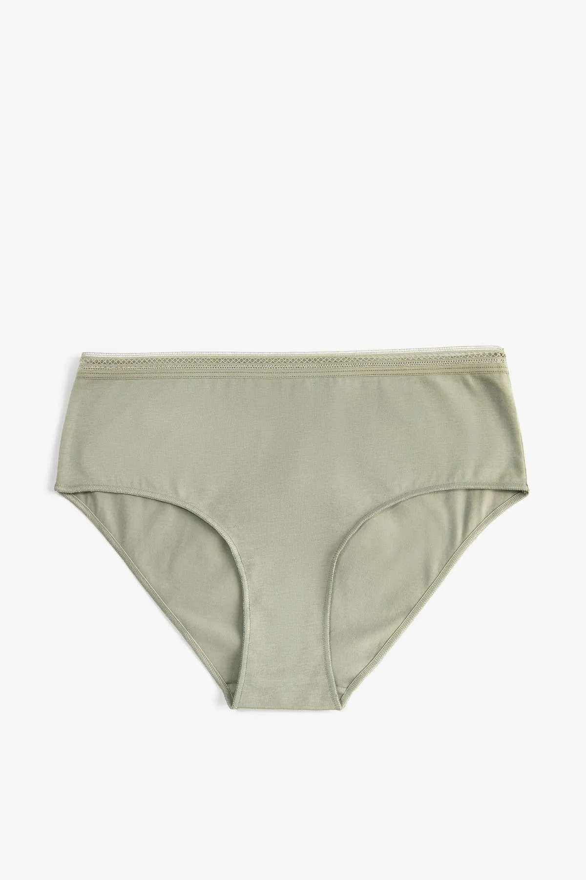 Koton  Hipster-Höschen, Basic-Taille aus Baumwolle, Spitze