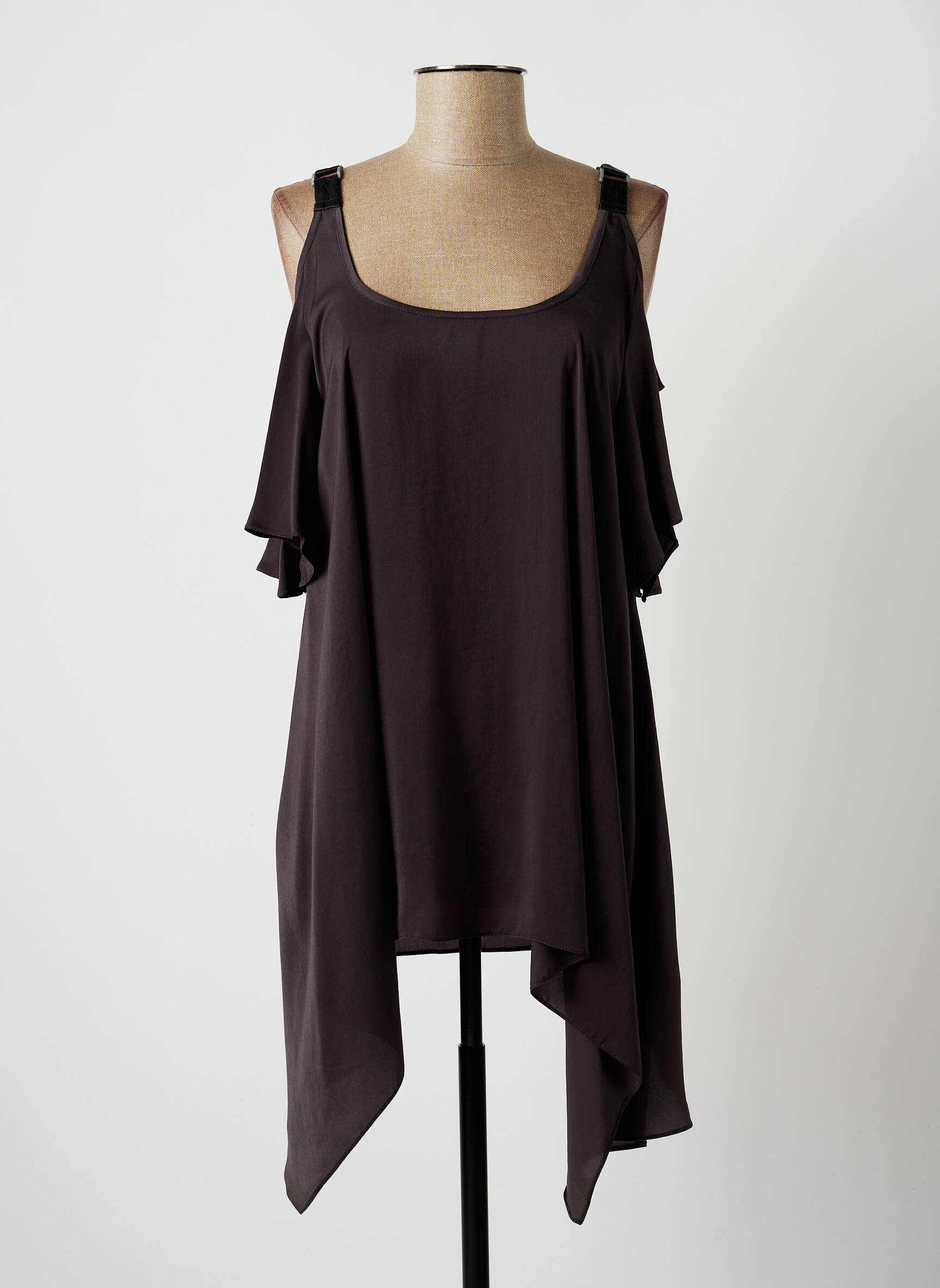 Lauren Vidal Tuniquemanchecourte Femme couleur vert