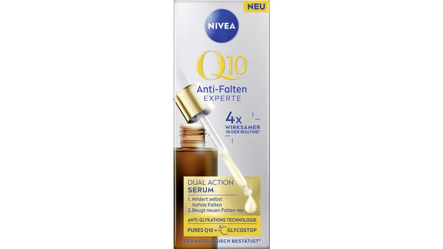 Nivea Dual Action Serum Q10 Anti-Falten Experte 30 ml