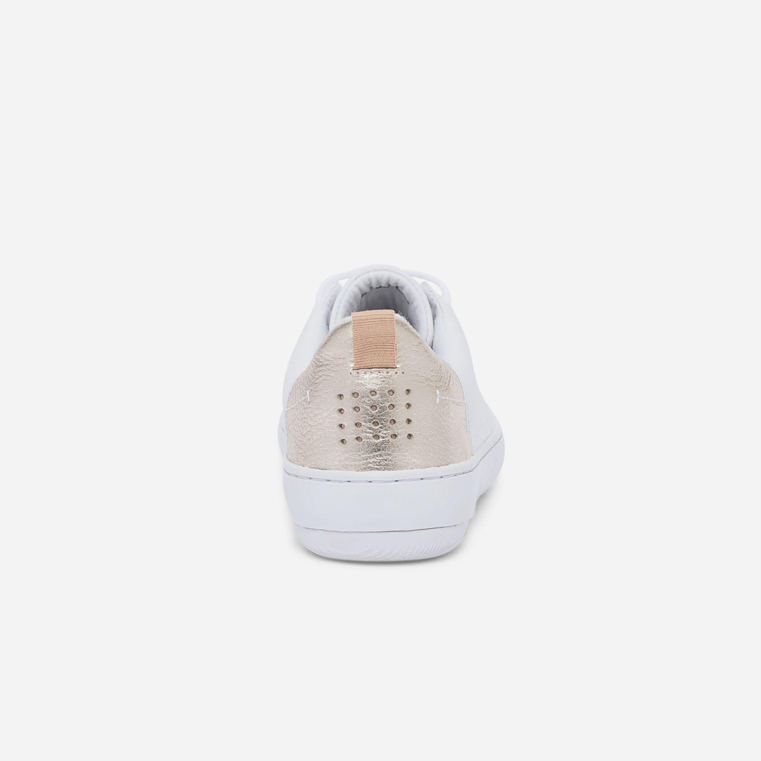 Tennis TBS blanche et or en cuir