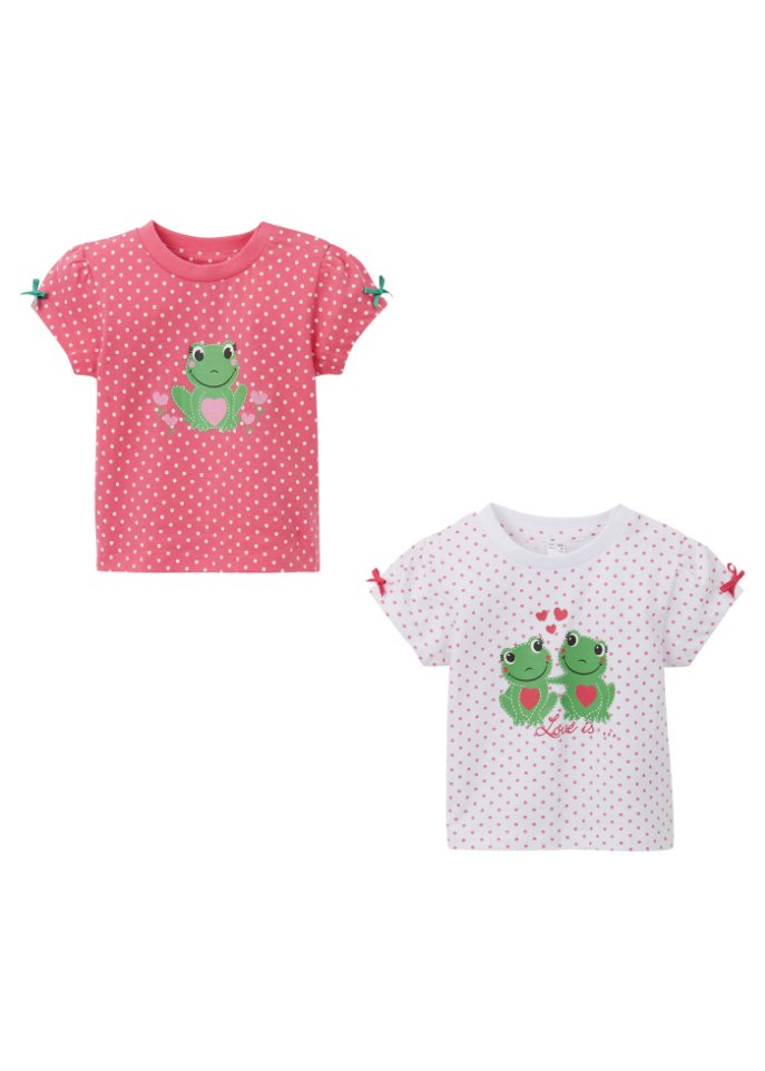 Baby T-Shirt (2er-Pack) Bio-Baumwolle