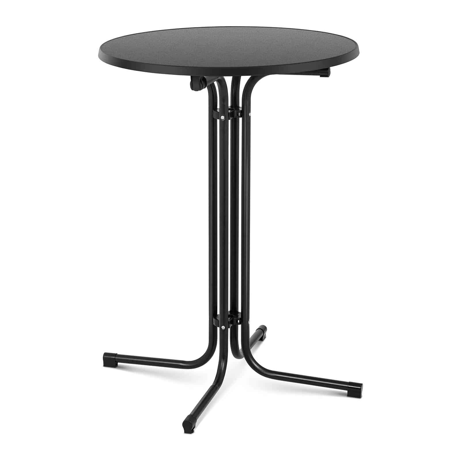Royal Catering Stehtisch Stehtisch Bistrotisch klappbar Bistro Tisch Bartisch Gastro rund Ø 80
