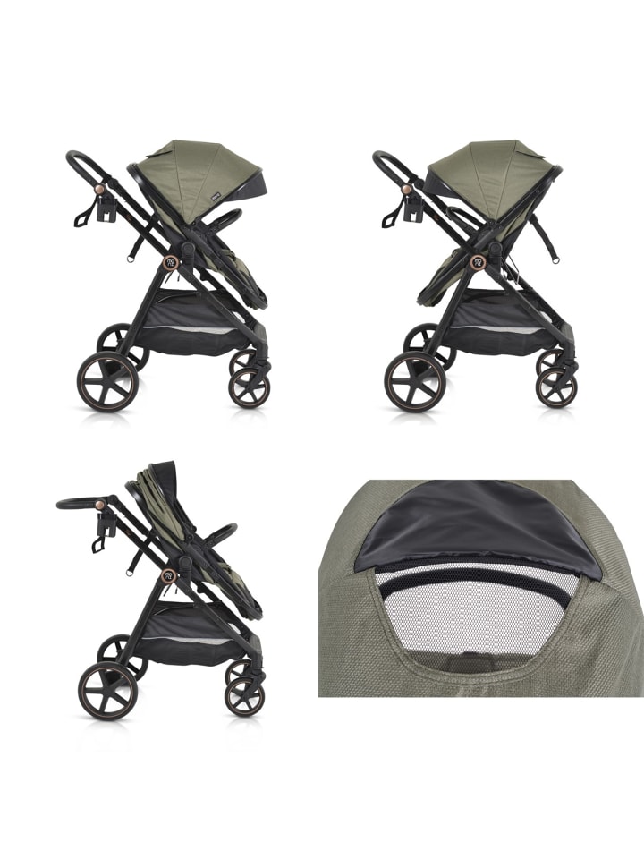 Moni Kinderwagen 2 in 1 Tokyo 22 kg in grün günstig kaufen onesize