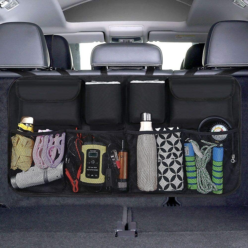 Devenirriche Auto-Rückenlehnentasche Kofferraum Organizer Auto, Auto Aufbewahrungstasche, Kofferraumtasche