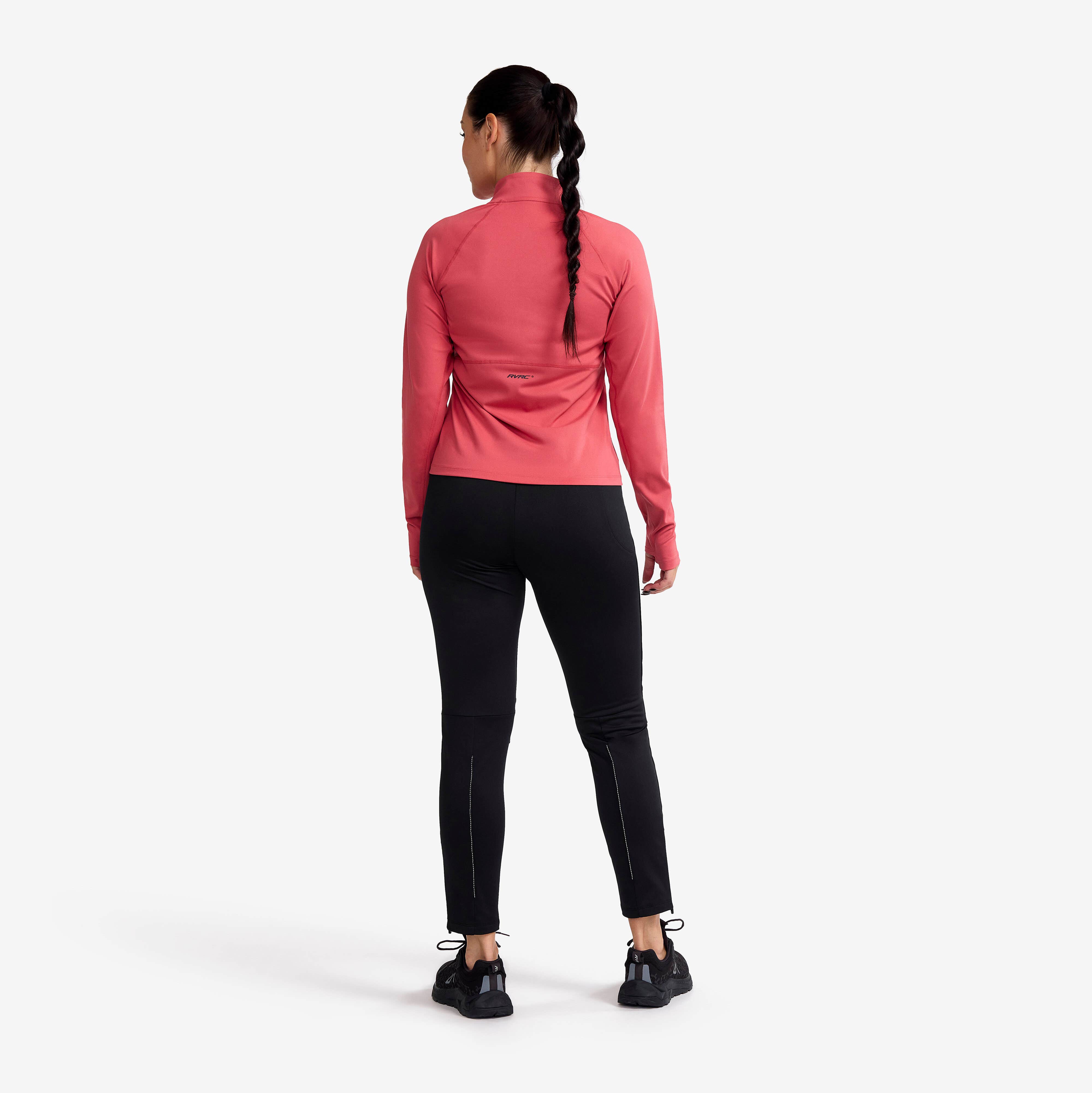 Prep Half-zip Top Femme Holly Berry