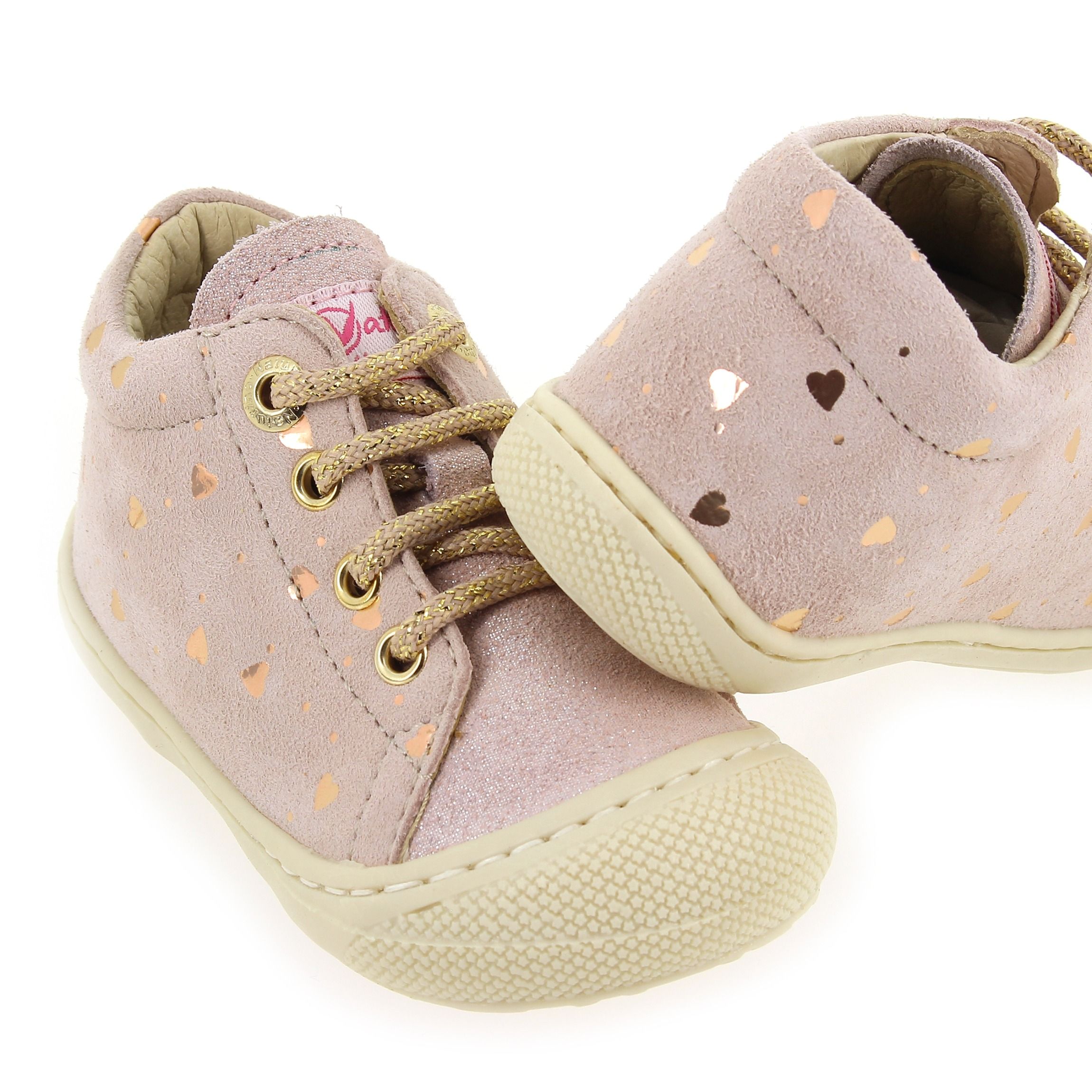 Naturino  COCOON SUEDE GLITTER - Rose