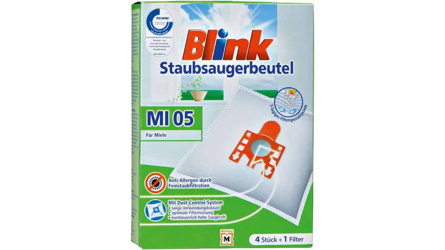 Blink Staubsaugerbeutel MI05