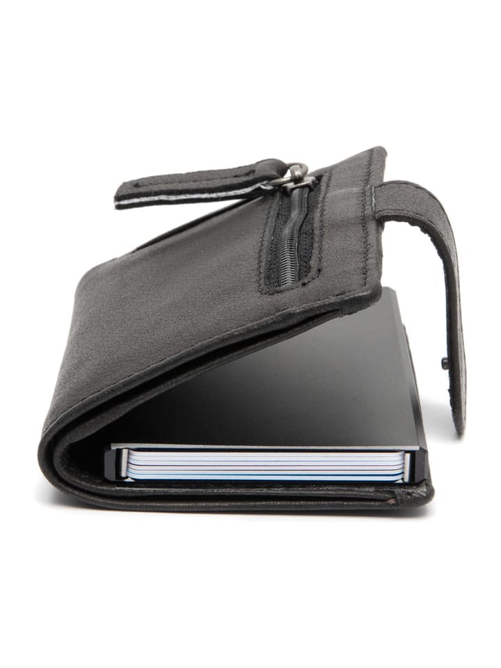 The Chesterfield Brand Kaunas Geldbörse RFID Schutz Leder 7.5 cm in black günstig kaufen onesize
