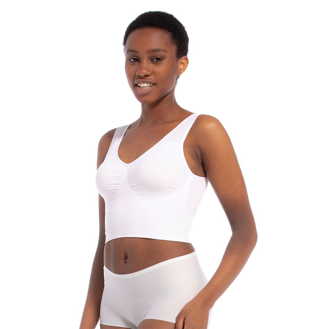 Bamboo Shape Bra Bamboo White