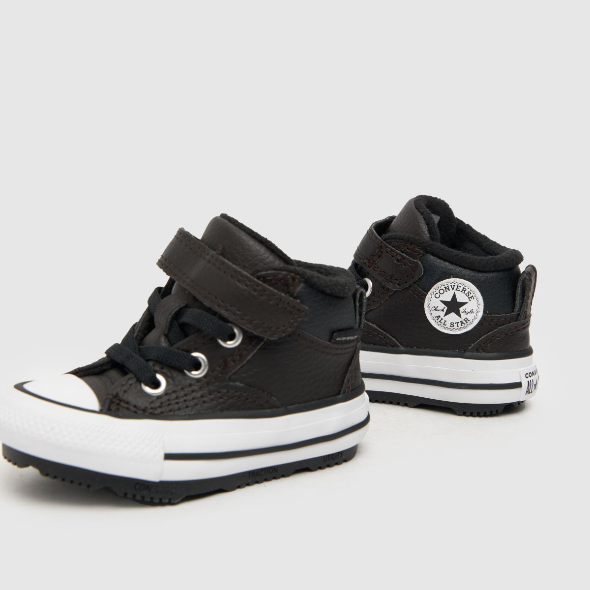 Temno rjavi športni copati Converse All Star Malden za fante z malčkom