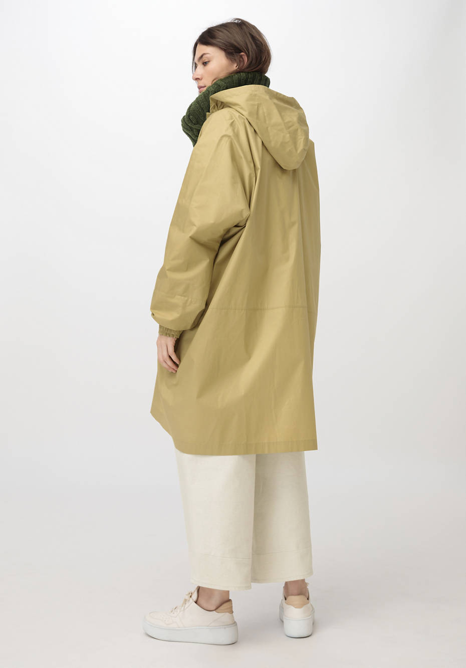 ZERO WASTE Cape aus reiner Bio-Baumwolle