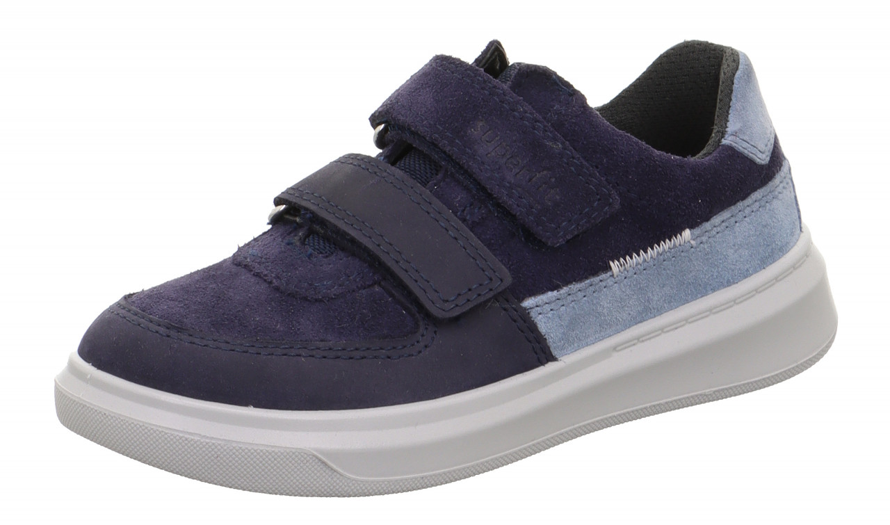 COSMO - Blau Sneaker low mit Klettverschluss