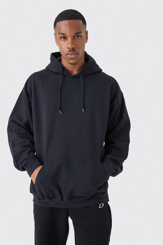 Oversize Hoodie mit floralem Foto-Print