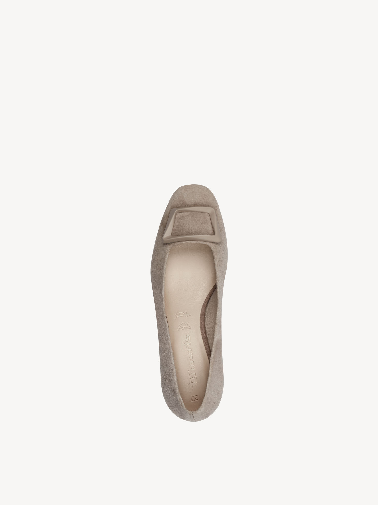 Escarpin en cuir - beige