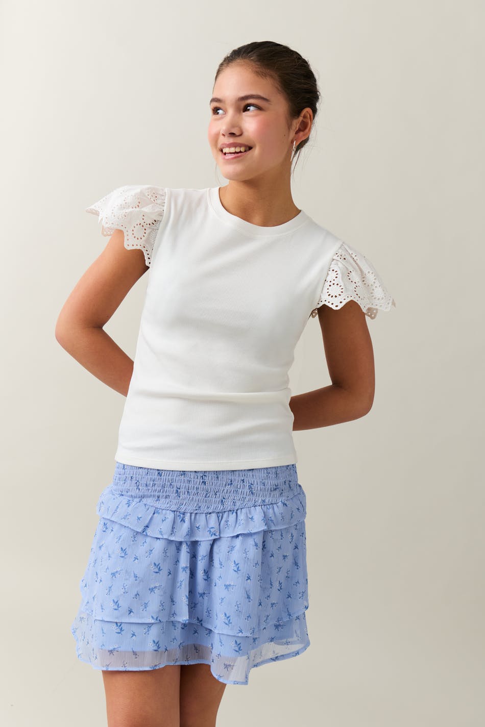 Y frill skirt