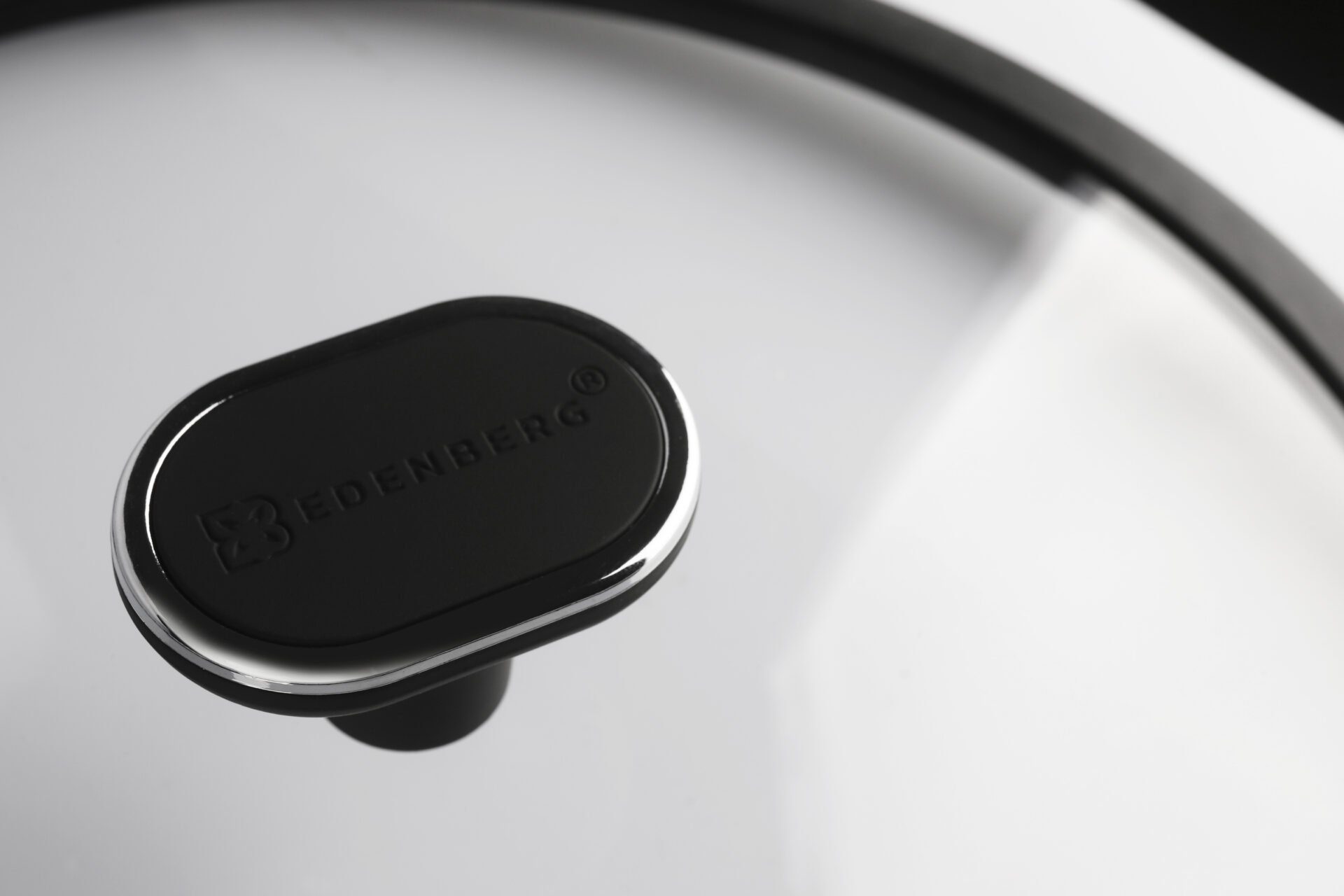 Edenberg Topf-Set 10 tlg Schwarzes Topfset, Matt, Pfanne, Kasserollen, Glasdeckel, Aluminium, Keramik (10 tlg, 10-tlg., Zeitloses Design des Topfsets. Eine ideale Geschenkidee)