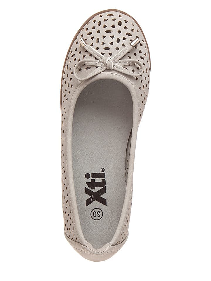 Xti Ballerinas in Hellgrau günstig kaufen 37