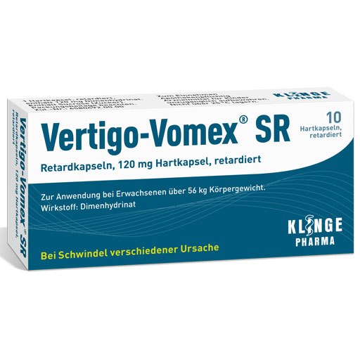 VERTIGO-VOMEX SR Retardkapseln  10 St  Retard-Kapseln