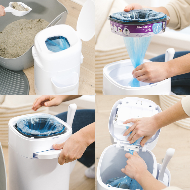 HabaPet Toilettenzubehör HabaPet LitterLocker by Litter Genie Katzenstreu Entsorgungseimer