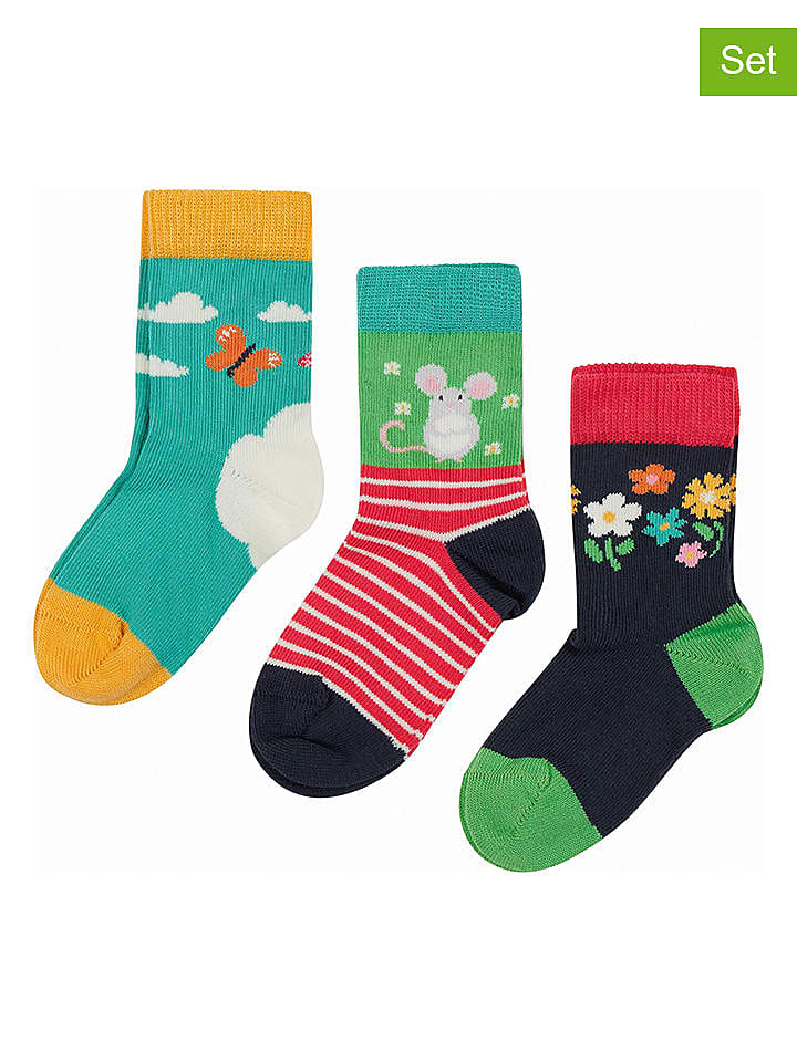 Frugi Frugi 3-er Set Socken   1x von DM, Gr 22 günstig kaufen 19-23