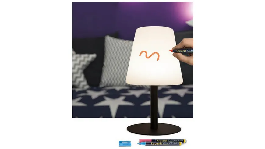 Securit® Wireless Mimi Tafel-Tischleuchte weiss