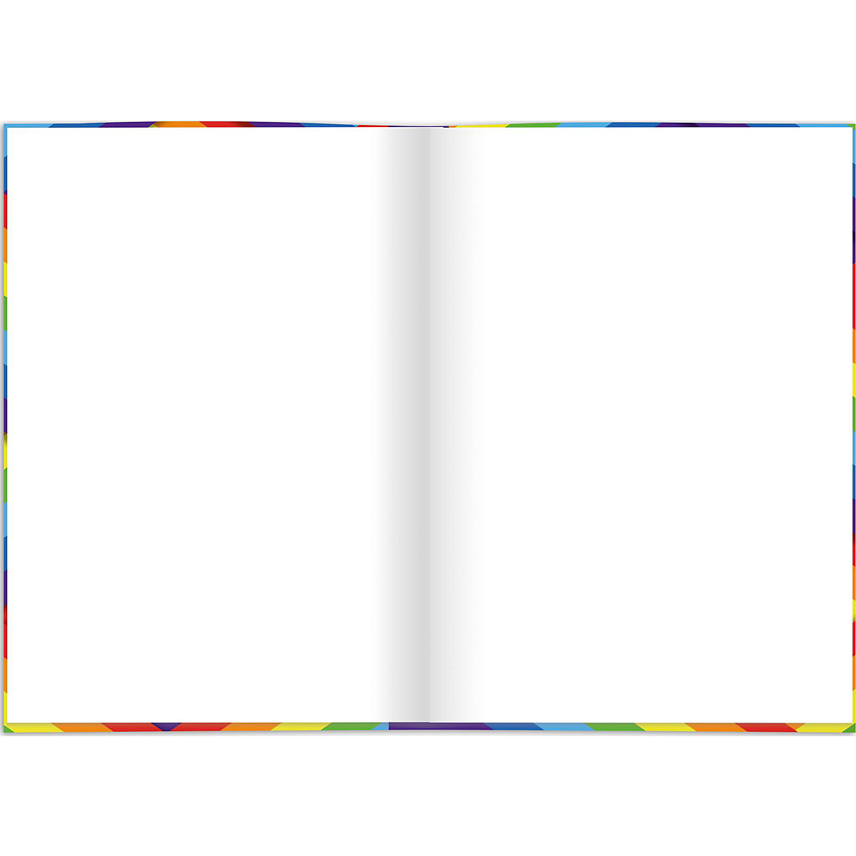 Notizbuch Colorful Life, A4, blanko, 192 Seiten