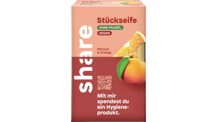 share Stückseife Pfirsich & Orange 100 g