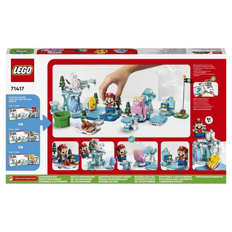 71417 L'aventure dans la neige de Morsinet LEGO Super Mario