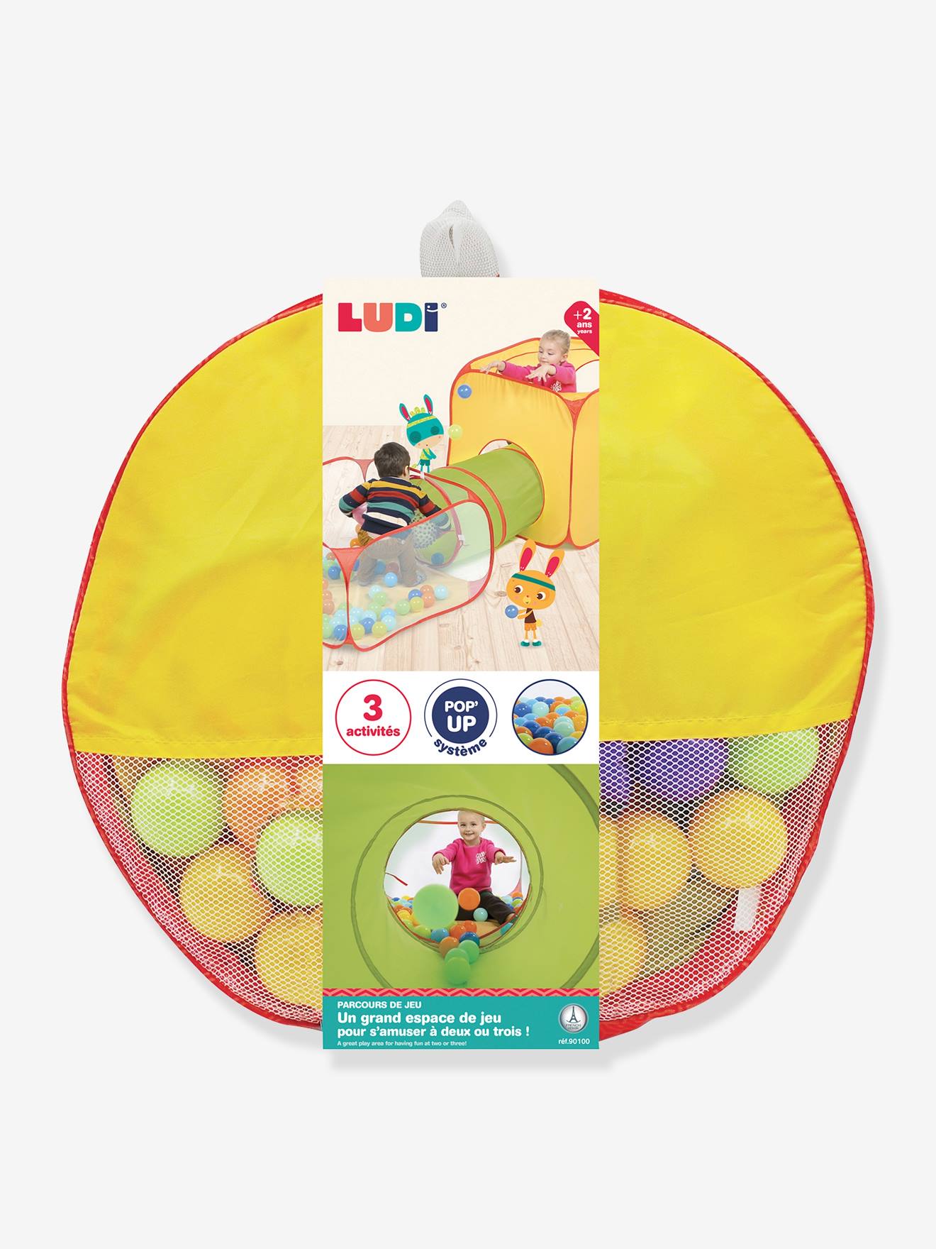 Parcours de jeu LUDI multicolore