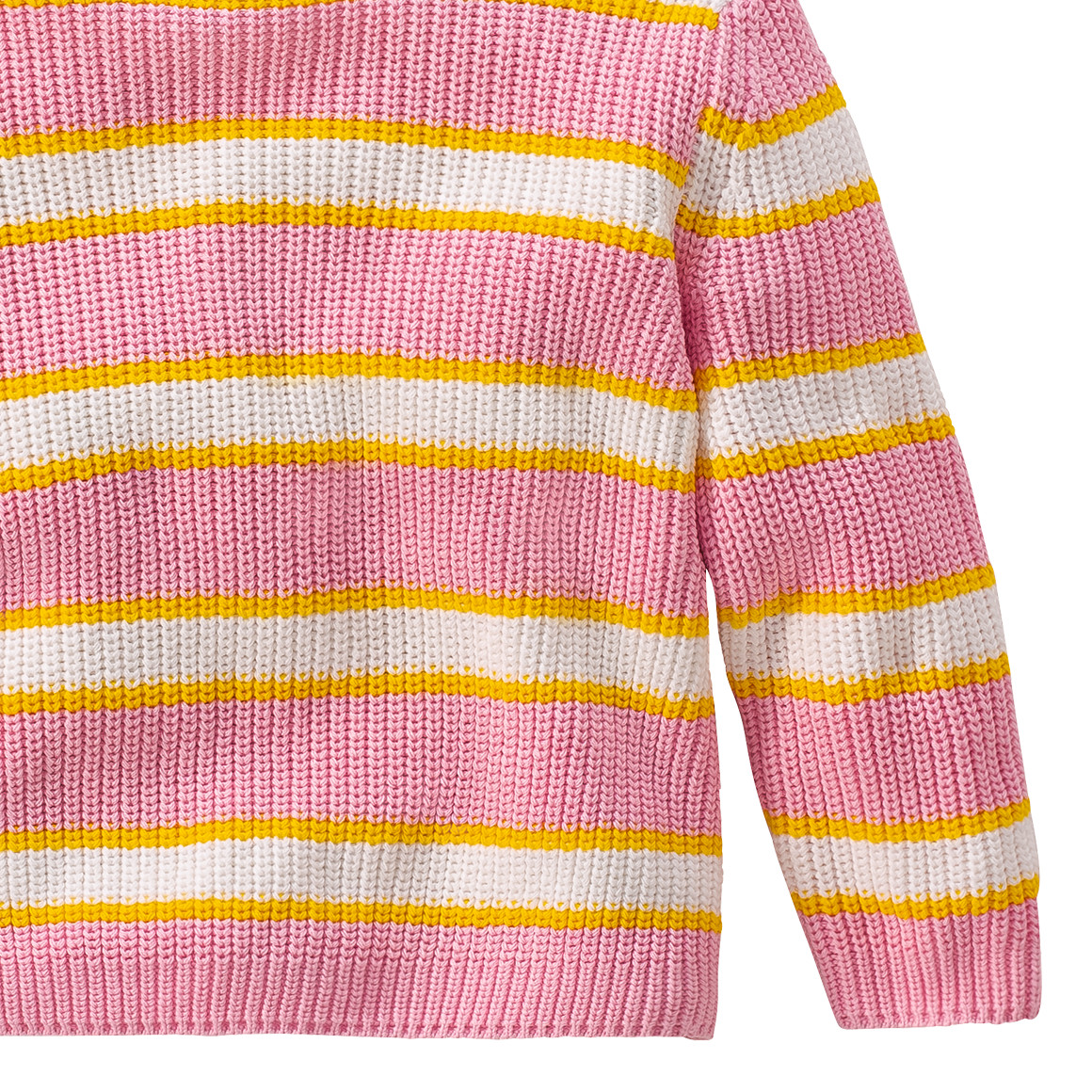 Mädchen Strickpullover mit Streifen